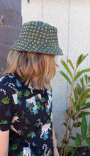 Load image into Gallery viewer, Khaki Shakas Bucket Hat, Unisex 80s 90s Drill Sun Hat, Streetwear Surf Wear Fashion, Beach Wear