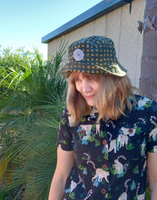 Load image into Gallery viewer, Khaki Shakas Bucket Hat, Unisex 80s 90s Drill Sun Hat, Streetwear Surf Wear Fashion, Beach Wear