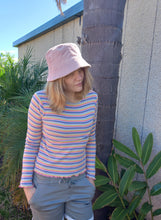 Load image into Gallery viewer, Pink Cord Bucket Hat, Unisex Neutral Corduroy Sun Hat, Streetwear Surf Wear Fashion, Beach Wear
