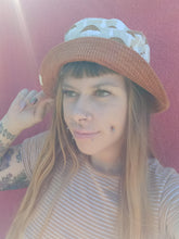 Load image into Gallery viewer, Mushroom Cord Bucket Hat, Unisex Neutral Corduroy Sun Hat, Streetwear Surf Wear Fashion, Beach Wear