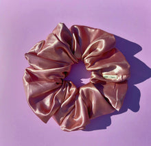 Load image into Gallery viewer, Blush Pink XL Scrunchie in Satin, Oversized Scrunchies Australia