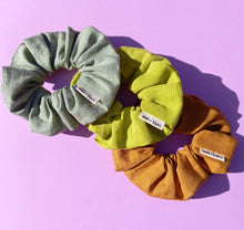 Load image into Gallery viewer, Linen Scrunchie Large, Neutrals & Brights, Australian Scrunchies