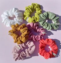 Load image into Gallery viewer, Linen Scrunchie, Brights & Neutrals, Chic Size Regular, Australian Scrunchies