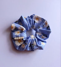 Load image into Gallery viewer, Lazy Daisy Scrunchie in Blue