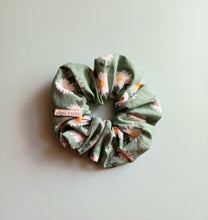 Load image into Gallery viewer, Lazy Daisy Scrunchie in Green