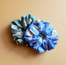 Load image into Gallery viewer, Lazy Daisy Scrunchie in Blue
