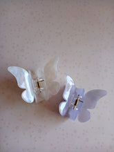 Load image into Gallery viewer, Pearl Terazzo Butterfly Clips Large