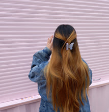 Load image into Gallery viewer, Pearl Terazzo Butterfly Clips Large