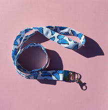 Load image into Gallery viewer, Butterfly Lanyard, Glitter Butterflies Print, Long Lanyard / by Sopo and Tahti