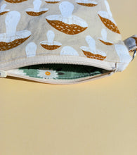 Load image into Gallery viewer, Mushroom Zipper Pouch, Coin Purse, Accessory Wallet / by Söpö + Tähti