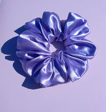 Load image into Gallery viewer, Lavender XL Scrunchie, Lilac, Luxe Satin Scrunchie