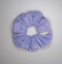Load image into Gallery viewer, Lavender Lattè Plush Teddy Scrunchie, Furry Fuzzy Scrunchie in Teddie Plush
