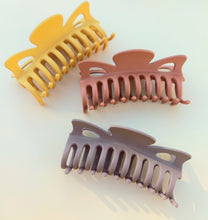 Load image into Gallery viewer, Large Grip Hair Claw, Matte Autumn Colours Hair Clip