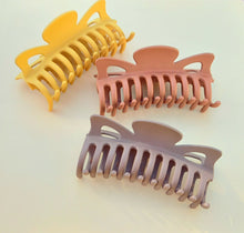 Load image into Gallery viewer, Large Grip Hair Claw, Matte Autumn Colours Hair Clip