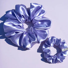 Load image into Gallery viewer, Scrunchie in Lavender, Regular Satin Scrunchie