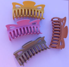 Load image into Gallery viewer, Large Grip Hair Claw, Matte Autumn Colours Hair Clip
