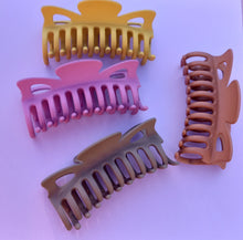 Load image into Gallery viewer, Large Grip Hair Claw, Matte Autumn Colours Hair Clip
