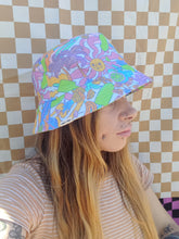 Load image into Gallery viewer, Popsicle Sun Brights Bucket Hat, Unisex Psychedelic Sun Hat, Dopamine Dressing, 90s Style Beach Surf Wear, Street Graffiti
