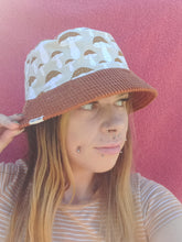 Load image into Gallery viewer, Mushroom Cord Bucket Hat, Unisex Neutral Corduroy Sun Hat, Streetwear Surf Wear Fashion, Beach Wear
