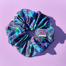 Load image into Gallery viewer, Paua Shell XL Scrunchie, Oversized Luxe Scrunchies Australia
