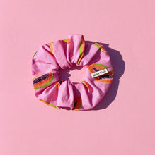 Load image into Gallery viewer, Bright Papaya Scrunchie, Large, Australian Scrunchies Cotton, Pink
