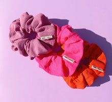Load image into Gallery viewer, Linen Scrunchie Large, Neutrals &amp; Brights, Australian Scrunchies
