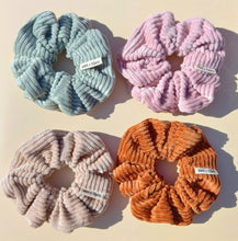 Load image into Gallery viewer, Cord Scrunchie, Large, Corduroy Australian Scrunchies Cotton Surf Skate Fashion
