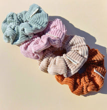 Load image into Gallery viewer, Cord Scrunchie, Large, Corduroy Australian Scrunchies Cotton Surf Skate Fashion
