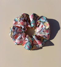 Load image into Gallery viewer, Candy Love Hearts Scrunchie, Large, Australian Scrunchies, Skate Street Wear Fashion, 90s
