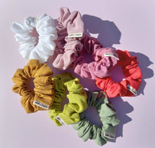 Load image into Gallery viewer, Linen Scrunchie, Brights &amp; Neutrals, Chic Size Regular, Australian Scrunchies
