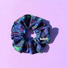 Load image into Gallery viewer, Paua Shell Scrunchie Large, Australian Scrunchies Cotton
