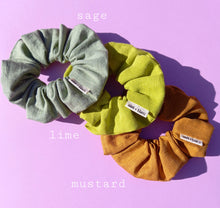 Load image into Gallery viewer, Linen Scrunchie Large, Neutrals &amp; Brights, Australian Scrunchies
