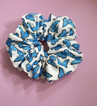 Load image into Gallery viewer, XL Glitter Butterfly Scrunchie

