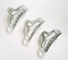 Load image into Gallery viewer, Sage Translucent Hair Claw
