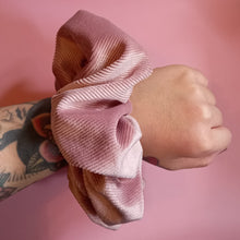 Load image into Gallery viewer, XL Sun x Surf Blush Pink Cord Scrunchie
