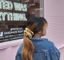 Load image into Gallery viewer, XL Sunny Floral Cord Scrunchie
