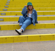 Load image into Gallery viewer, Green Plaid Bucket Hat
