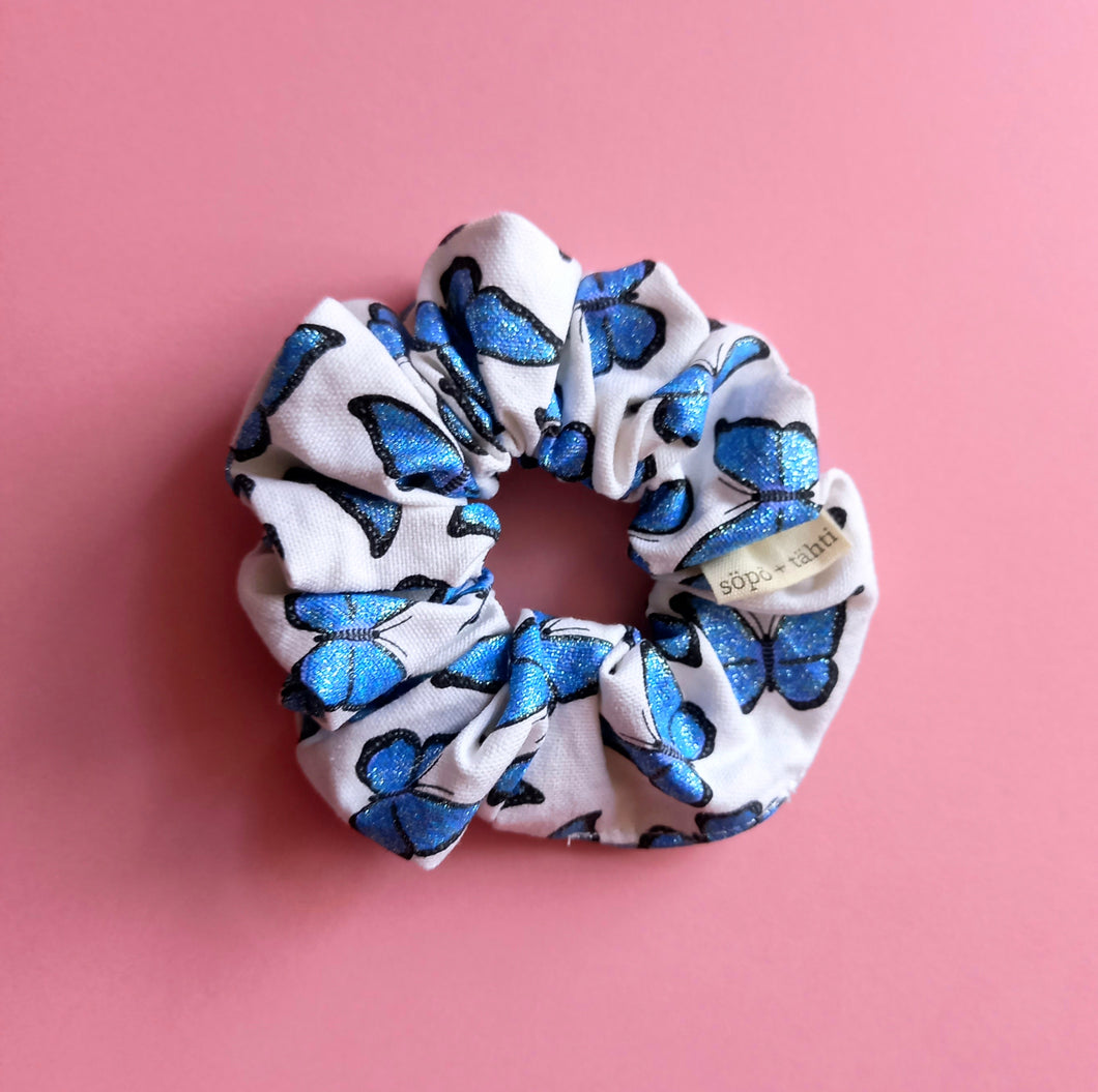 Glitter Butterfly Scrunchie