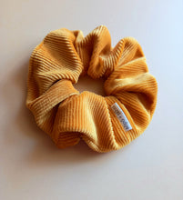 Load image into Gallery viewer, Sun X Surf Cord Scrunchie in Sunny Mustard Yellow

