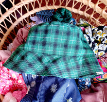 Load image into Gallery viewer, Green Plaid Bucket Hat
