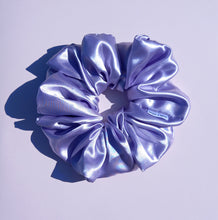 Load image into Gallery viewer, Lavender XL Scrunchie, Lilac, Luxe Satin Scrunchie
