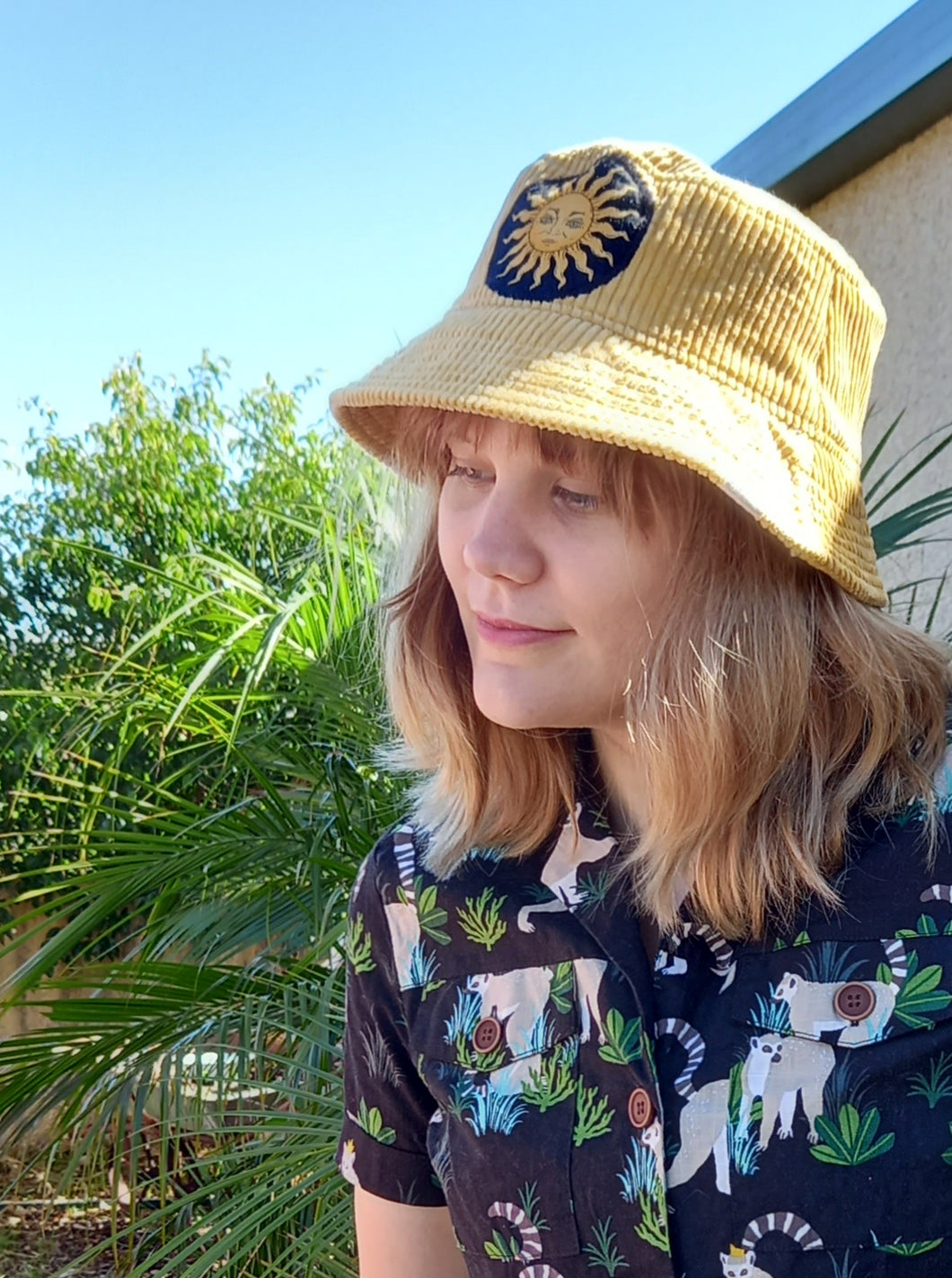 Follow the Sun Cord Bucket Hat by Söpö & Tähti, Unisex Corduroy Surf / Street Wear