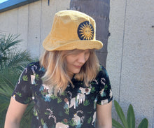 Load image into Gallery viewer, Follow the Sun Cord Bucket Hat by Söpö &amp; Tähti, Unisex Corduroy Surf / Street Wear
